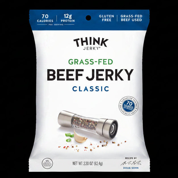 Think Jerky - Classic 100% Grass-Fed Beef Jerky 2.2oz