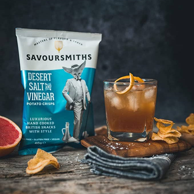 Savoursmiths Desert Salt and Vinegar Potato Crisps