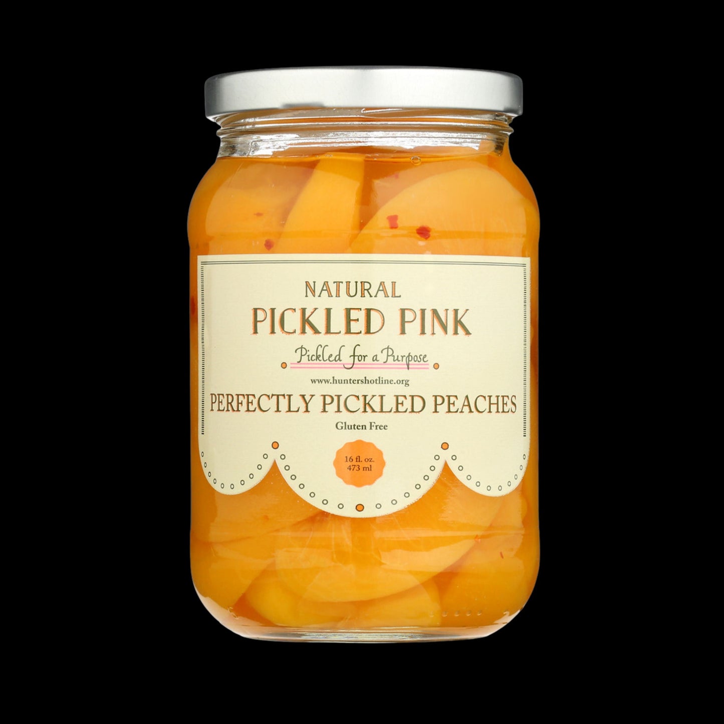 Perfectly Pickled Peaches 16 oz