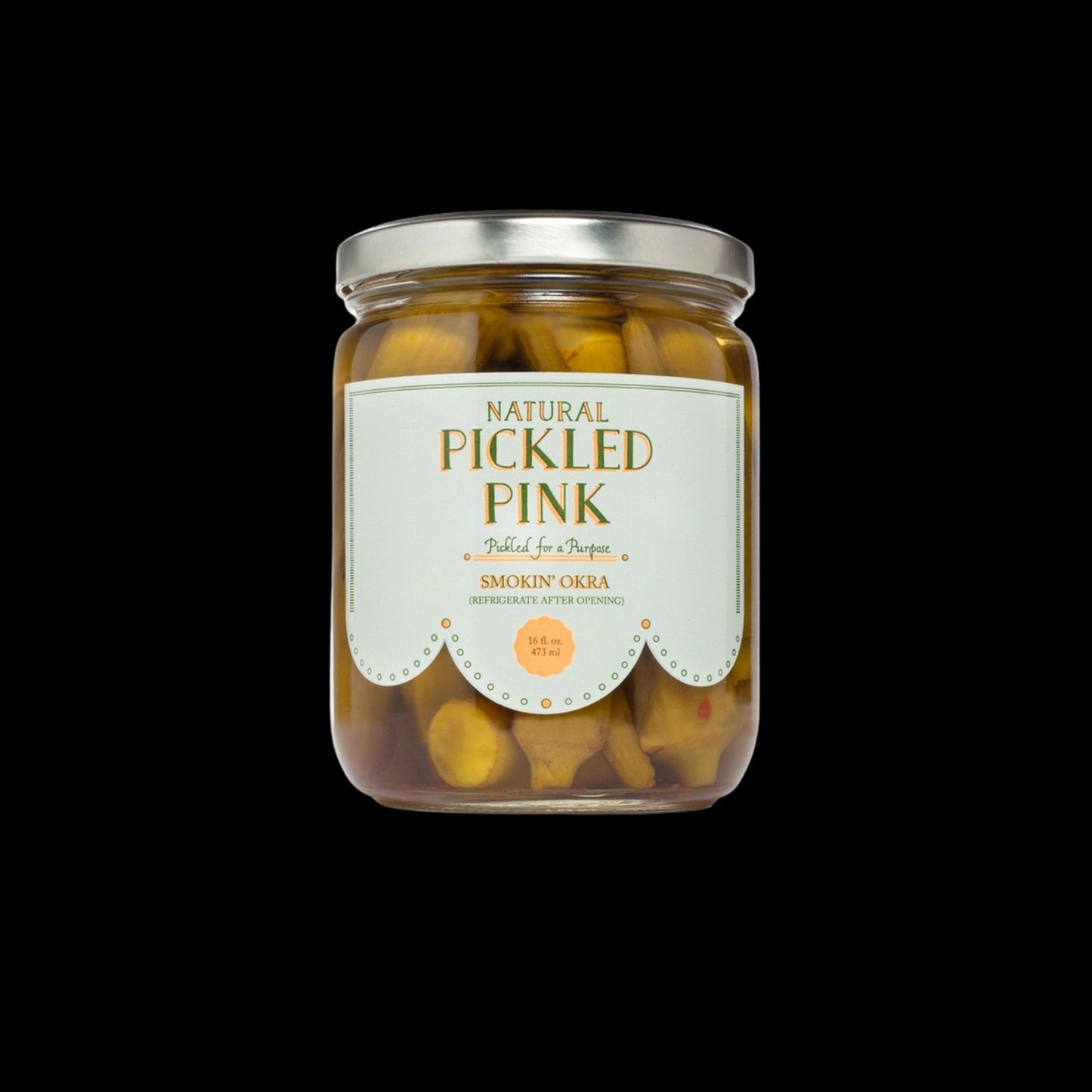 Smoking Okra Pickles