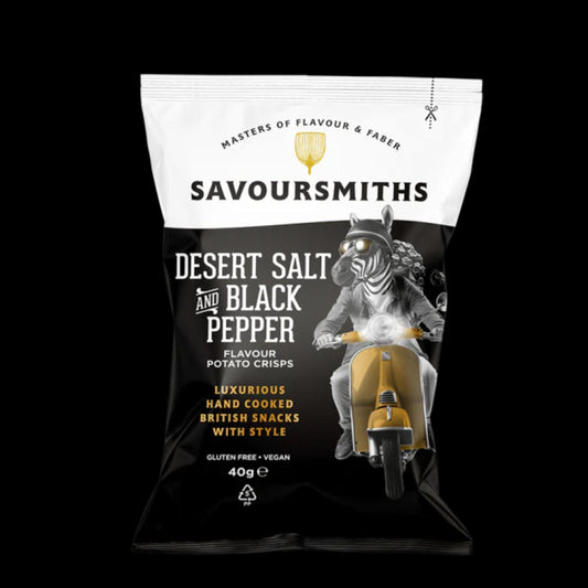 Savoursmiths Desert Salt & Black Pepper Potato Crisps 5.29oz