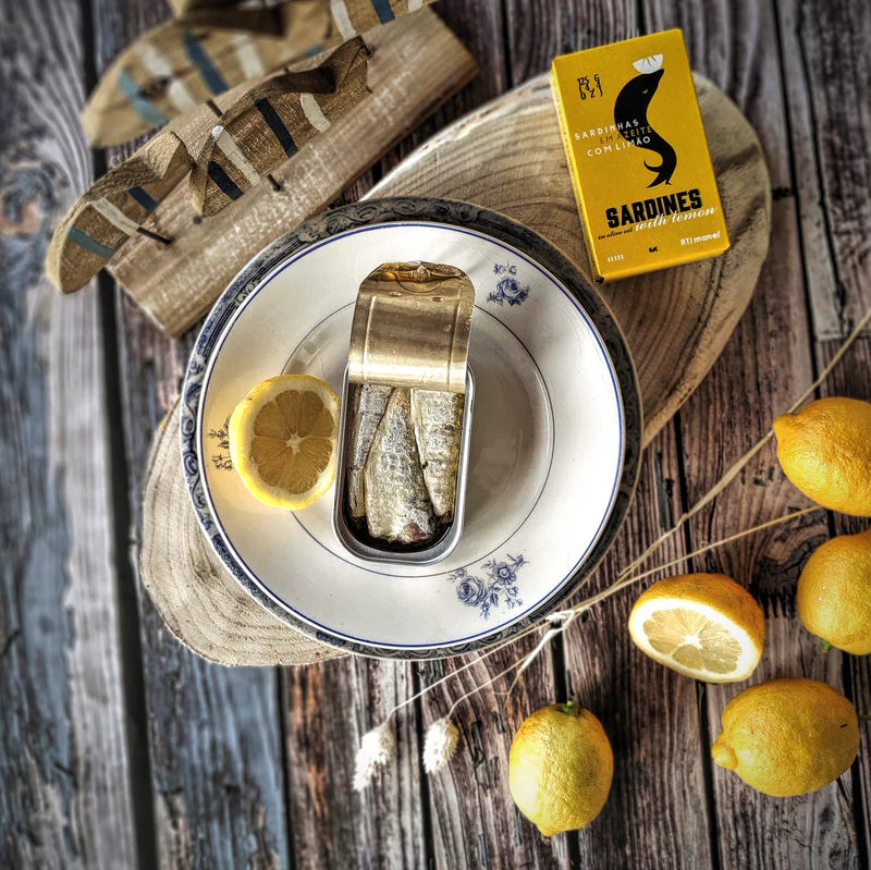 Ati Manel Sardines in Olive Oil & Lemon, 125G