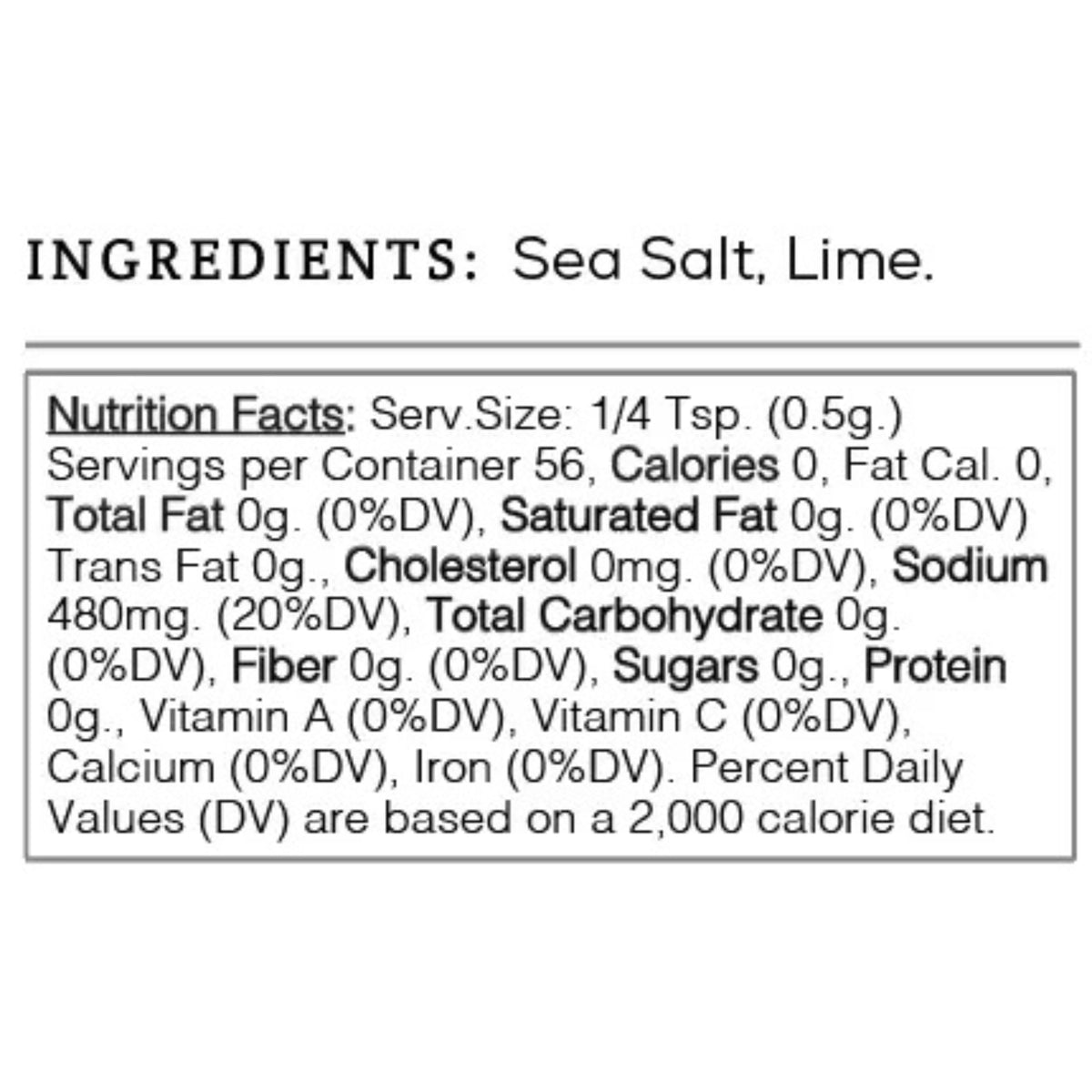 Lime Fresco Sea Salt – Zesty Citrus Infused Gourmet Salt