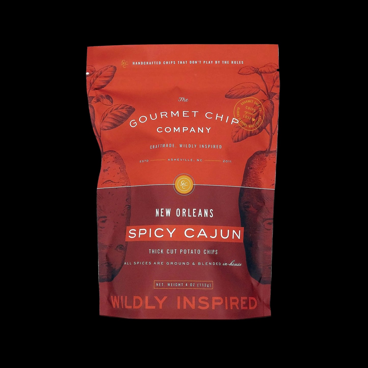 Gourmet Chip Company - New Orlean's Spicy Cajun Thick Cut Potato Chips