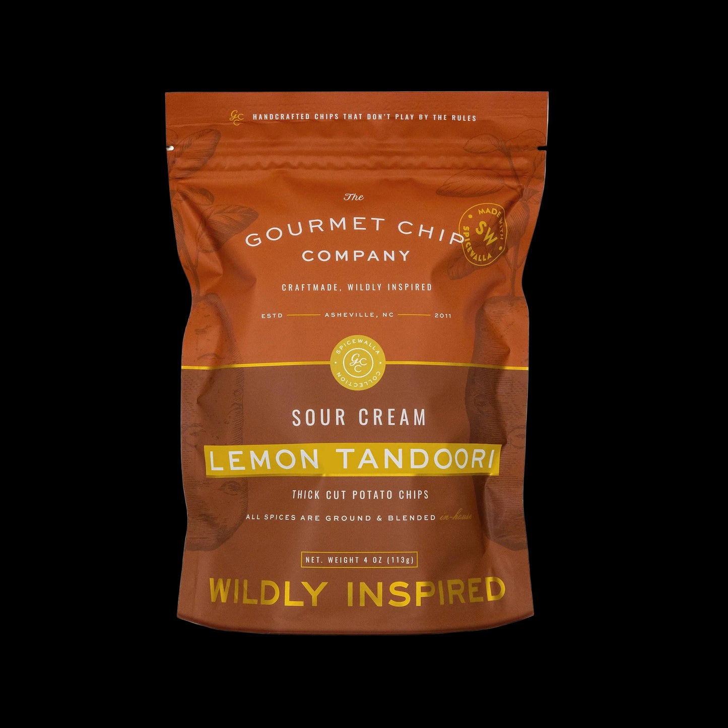 Gourmet Chip Company - Sour Cream Lemon Tandoori Thick Cut Potato Chips