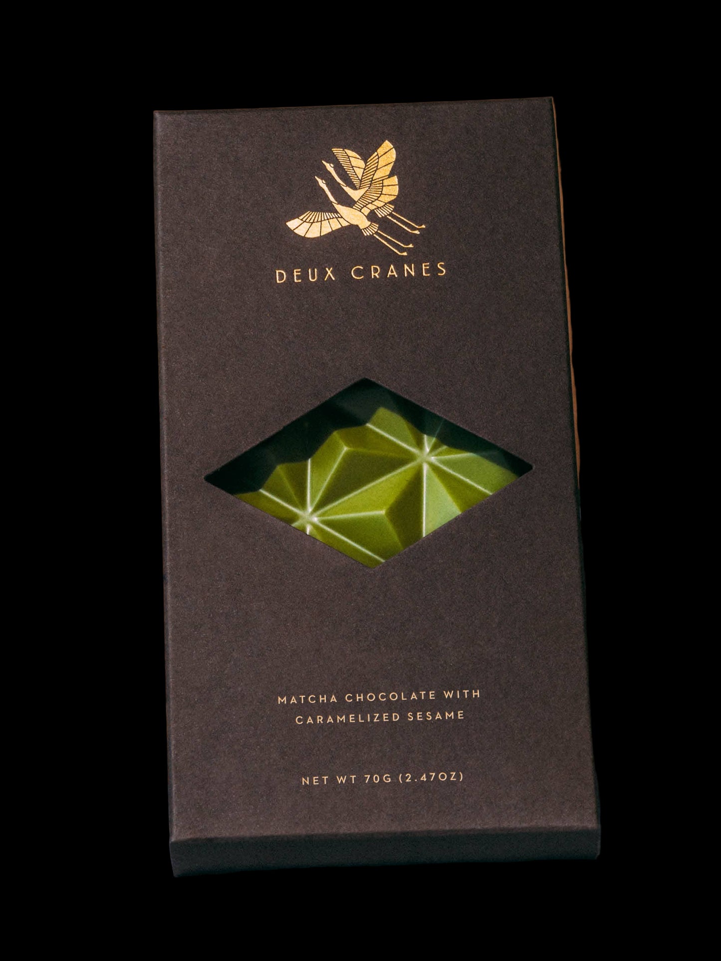 Matcha Chocolate with Caramelized Sesame