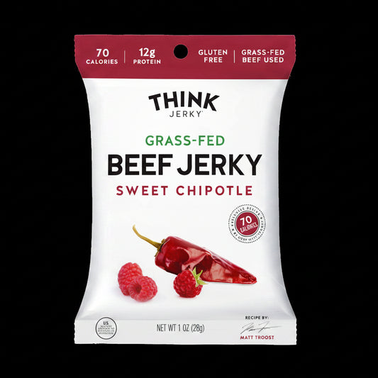 Think Jerky - Sweet Chipotle 100% Grass-Fed Beef Jerky, 1.0oz
