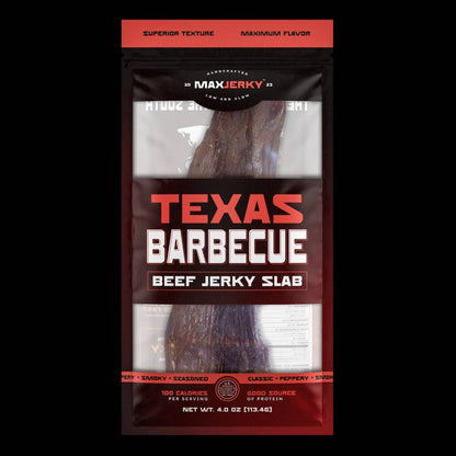 Max Jerky - Texas Barbecue Uncut Beef Slab (4oz)