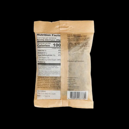 Kolsvart - Salty Smoked Fish Candy 4.25oz