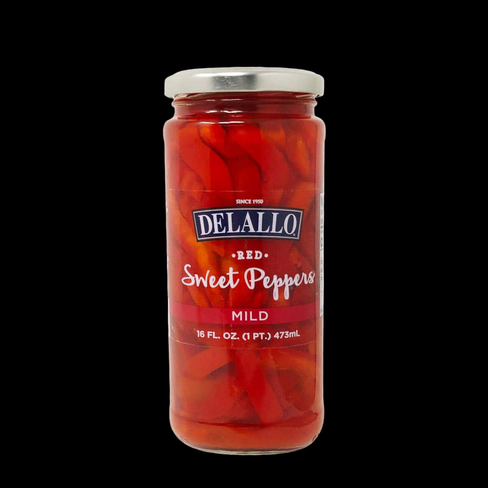 Delallo Sweet Red Peppers (Strips)