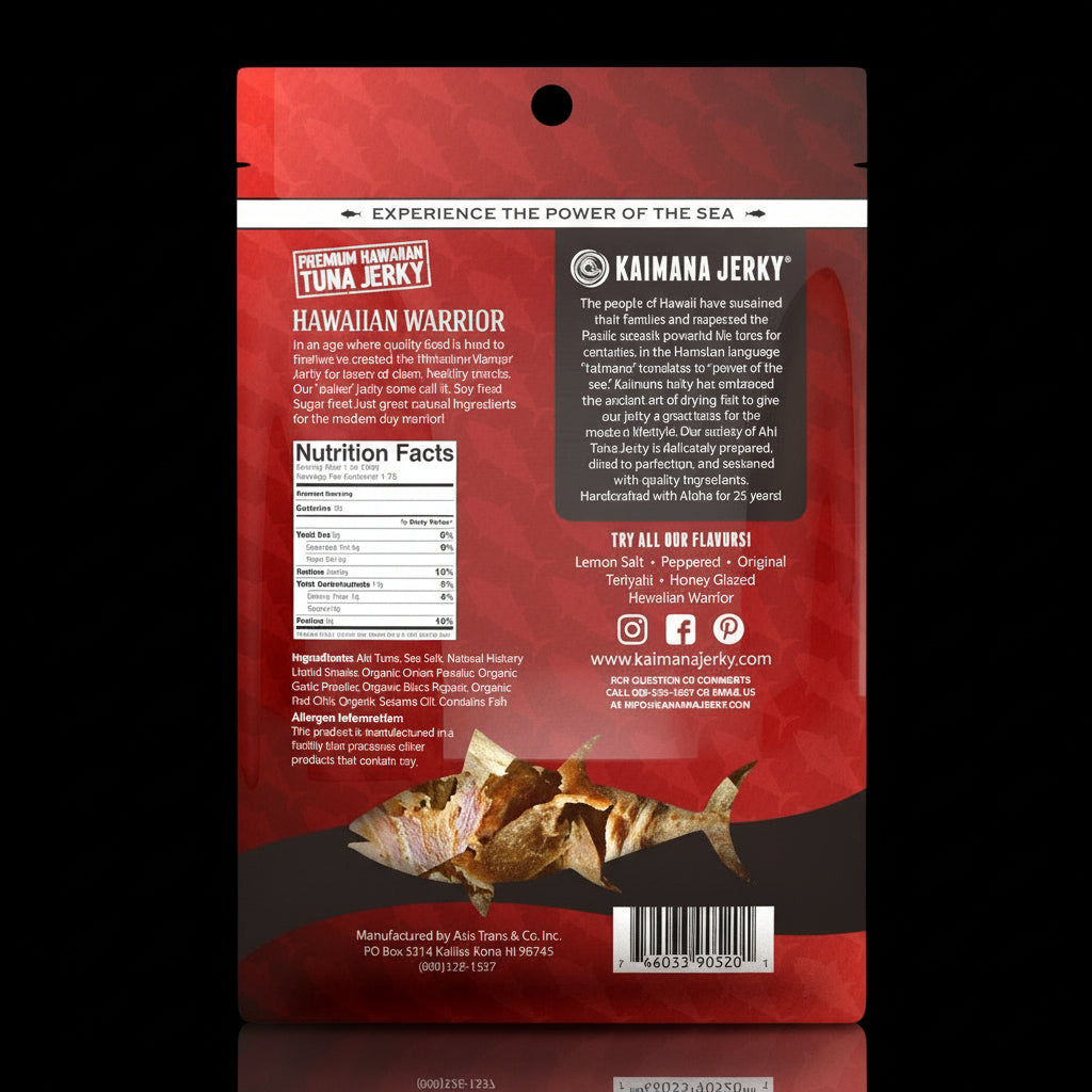 Kaimana Hawaiian Warrior Ahi Tuna Jerky