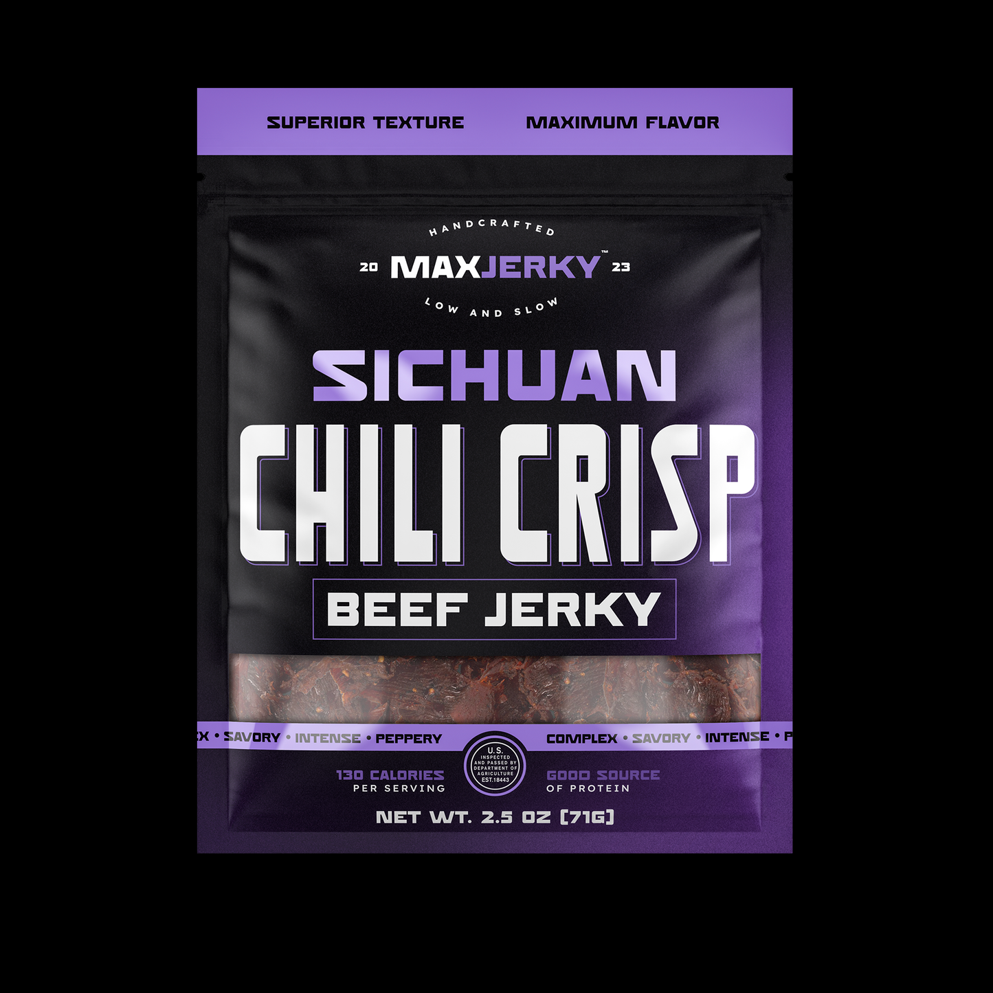 Max Jerky - Sichuan Chili Crisp Beef Jerky