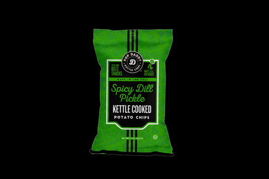 Pop Daddy - Spicy Dill Pickle Kettle Cooked Potato Chips 5.0 oz