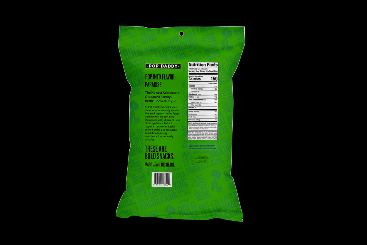 Pop Daddy - Spicy Dill Pickle Kettle Cooked Potato Chips 5.0 oz