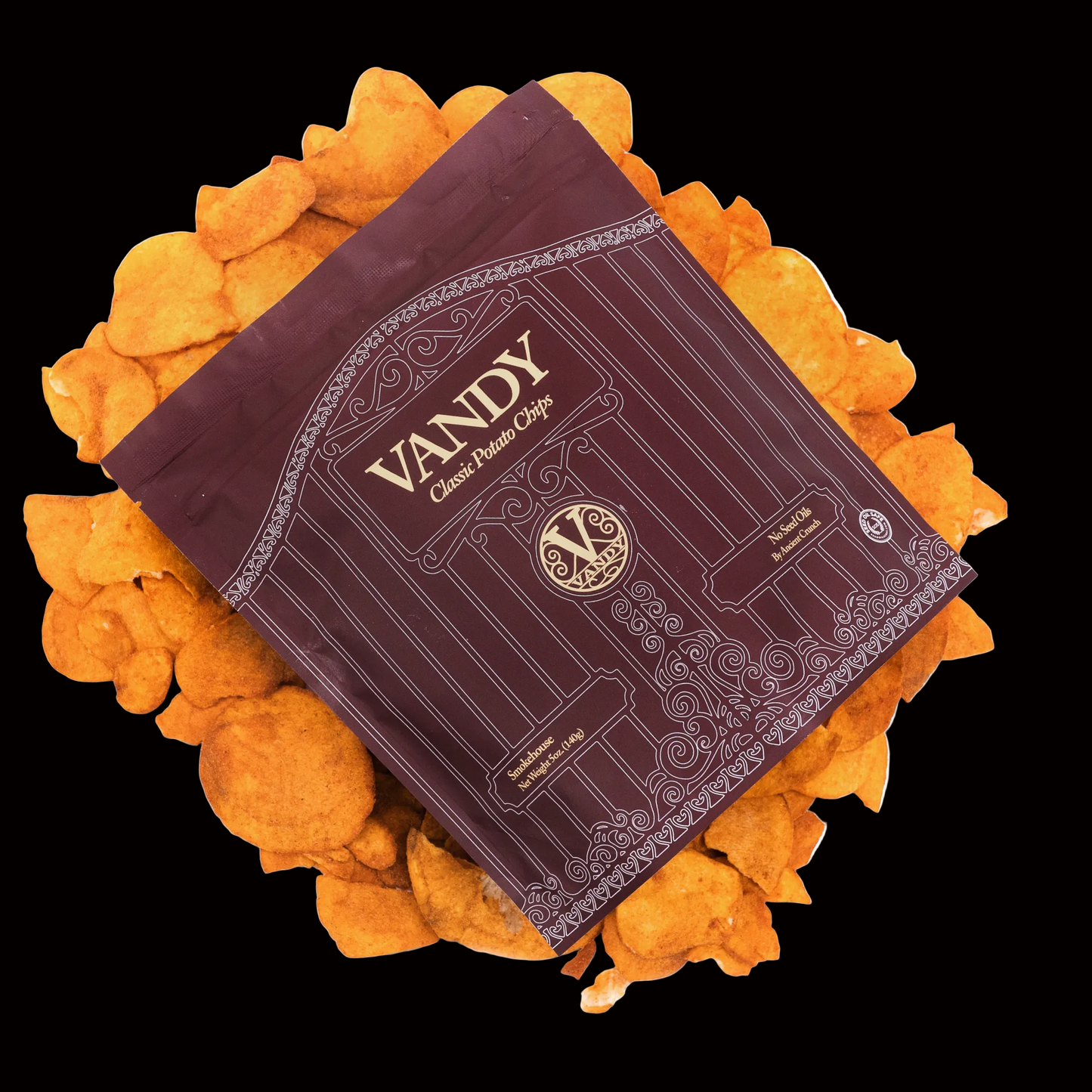 Vandy Crisps - Smokehouse BBQ - 5oz Bag Case