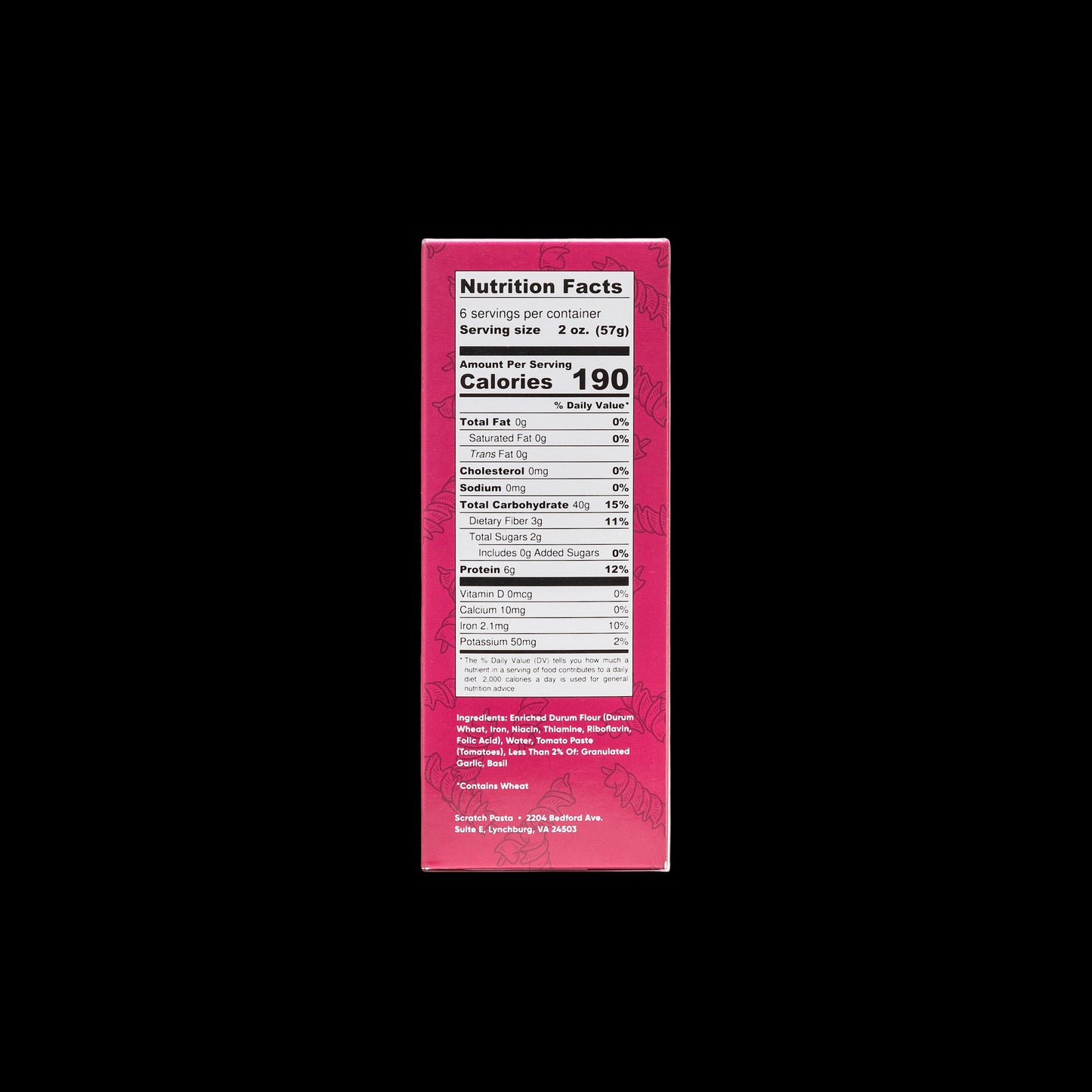 Scratch - Tomato, Basil, Garlic Fusilli