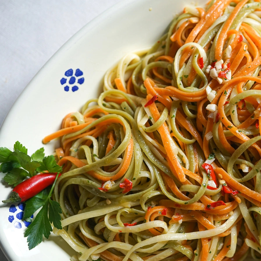 Organic Garlic and Basil Linguine