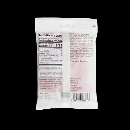 Kolsvart - Piggvar Sour Blueberry Candy Fish 4.25oz