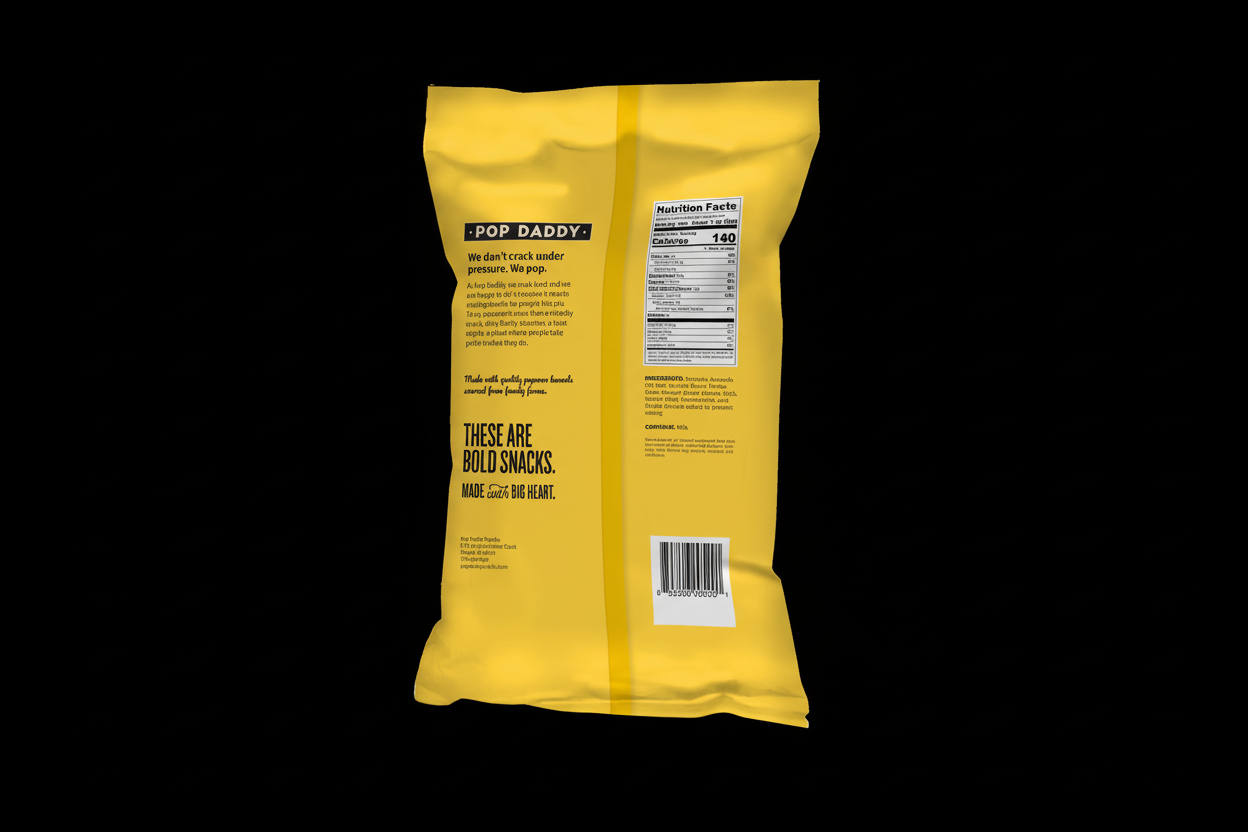 Pop Daddy – Natural Butter Flavored Popcorn 5.0oz