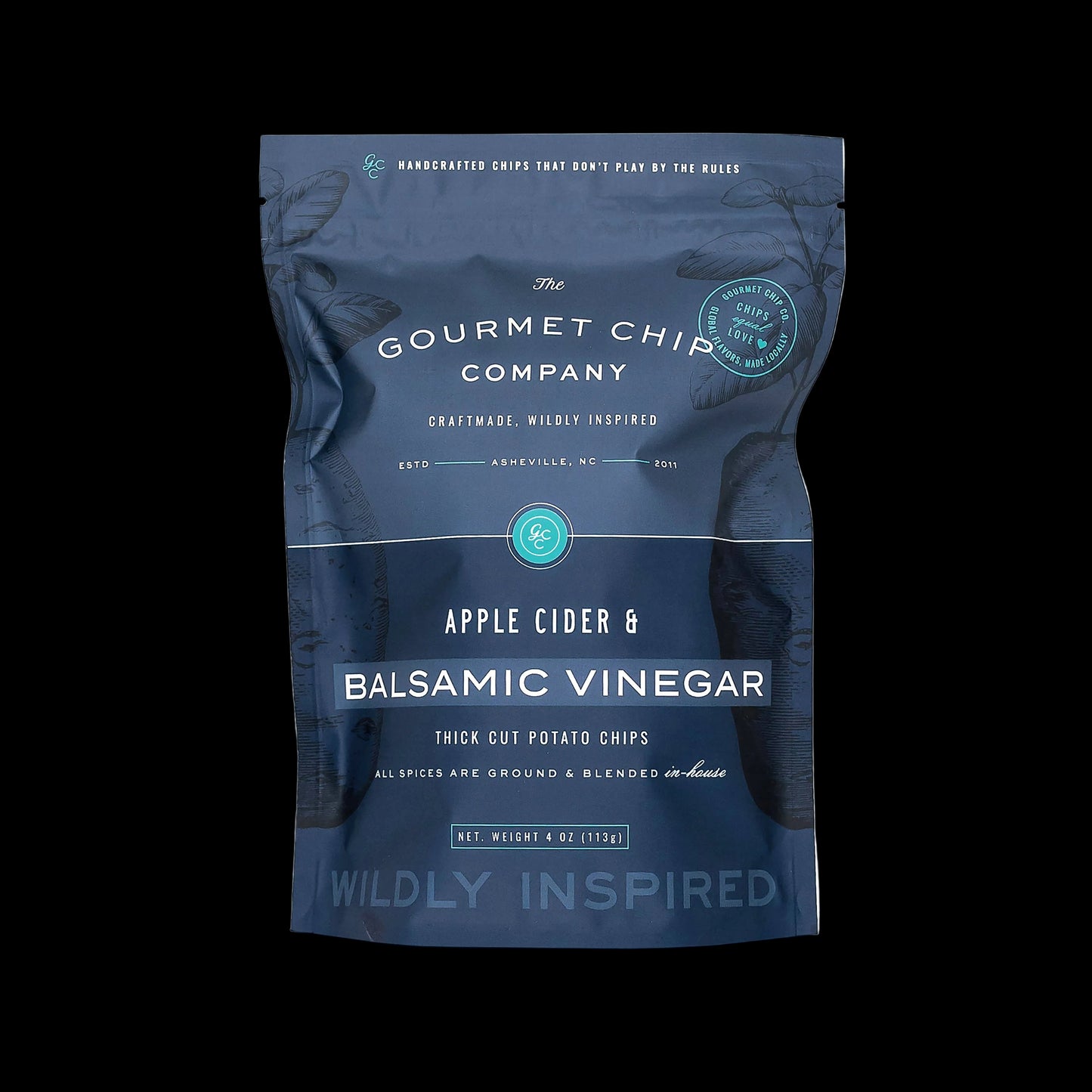 Gourmet Chip Company - Apple Cider and Balsamic Vinegar Thick Cut Potato Chips