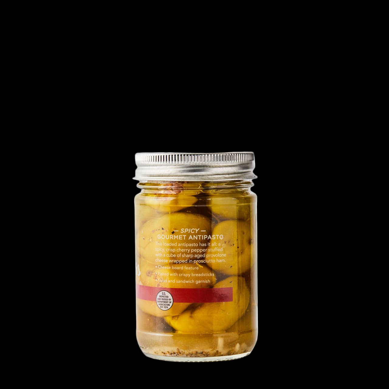 Delallo Stuffed Cherry Peppers With Prosciutto And Provolone