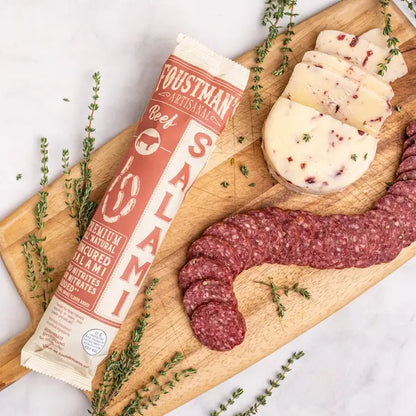 Beef Salami | Foustman's All-Natural Uncured Salami - 8oz