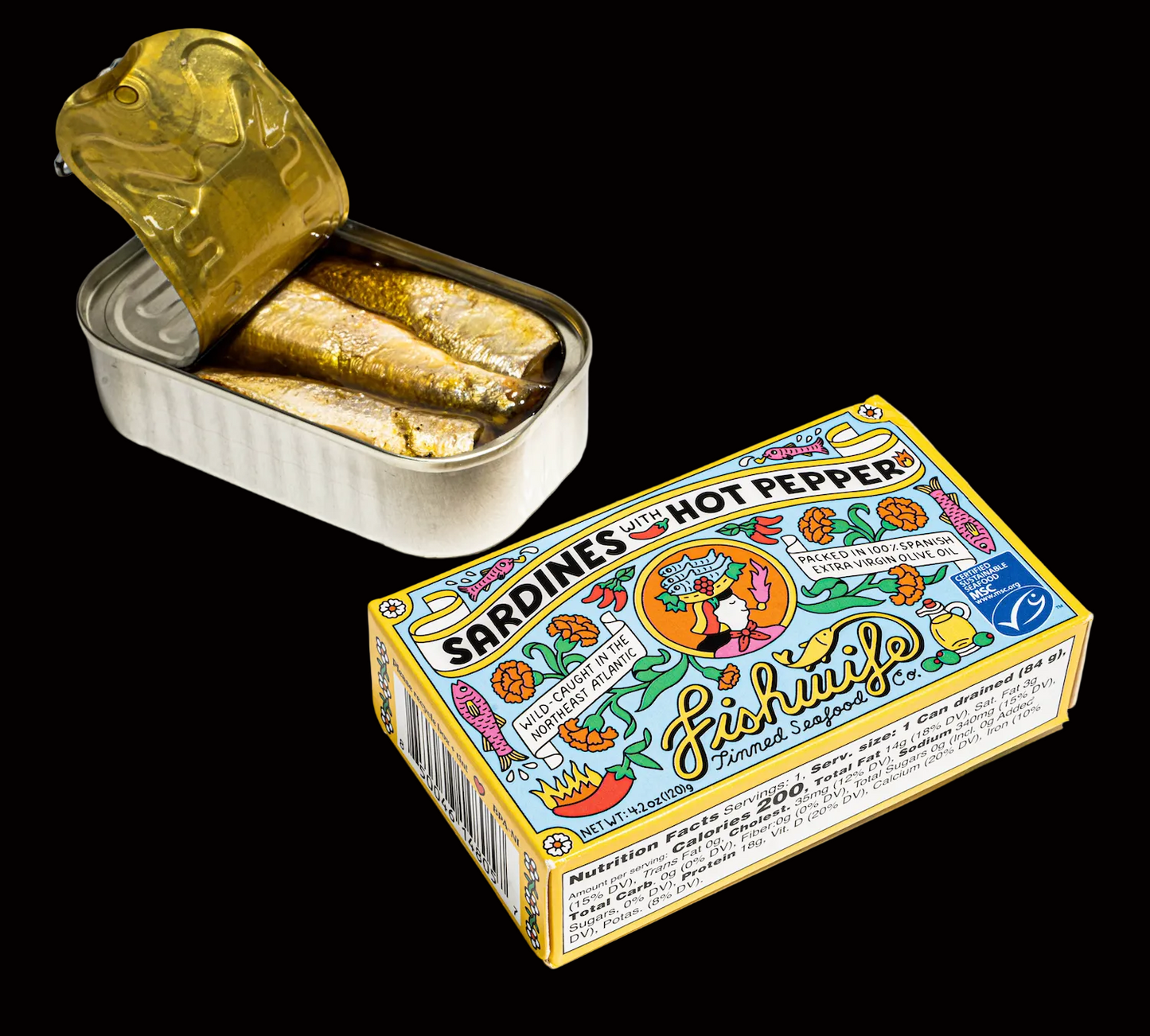 Fishwife - Sardines with Hot Pepper