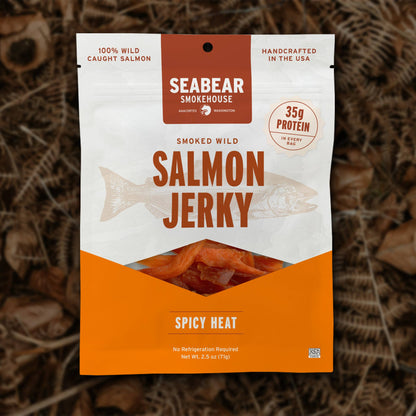 SeaBear - Spicy Heat Smoked King Salmon Jerky