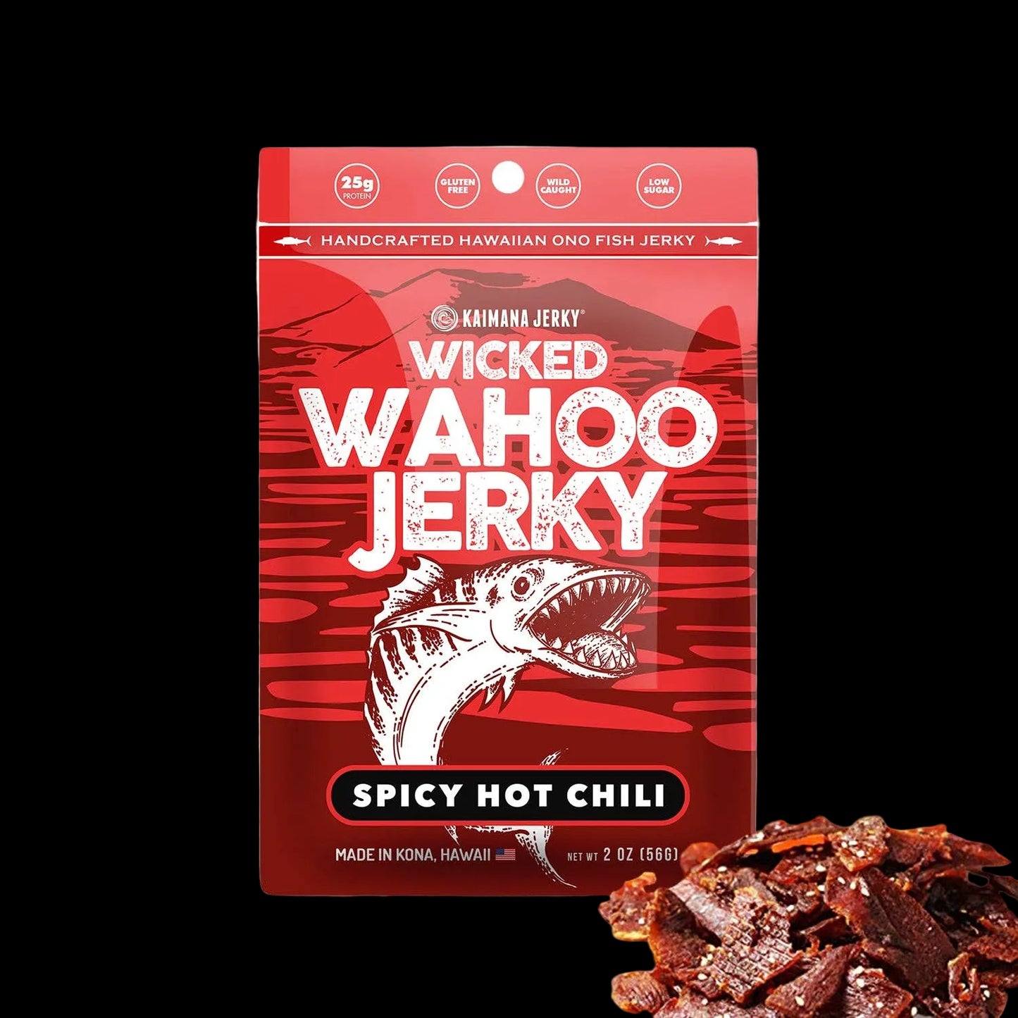 Kaimana Spicy Hot Chili Wahoo Jerky