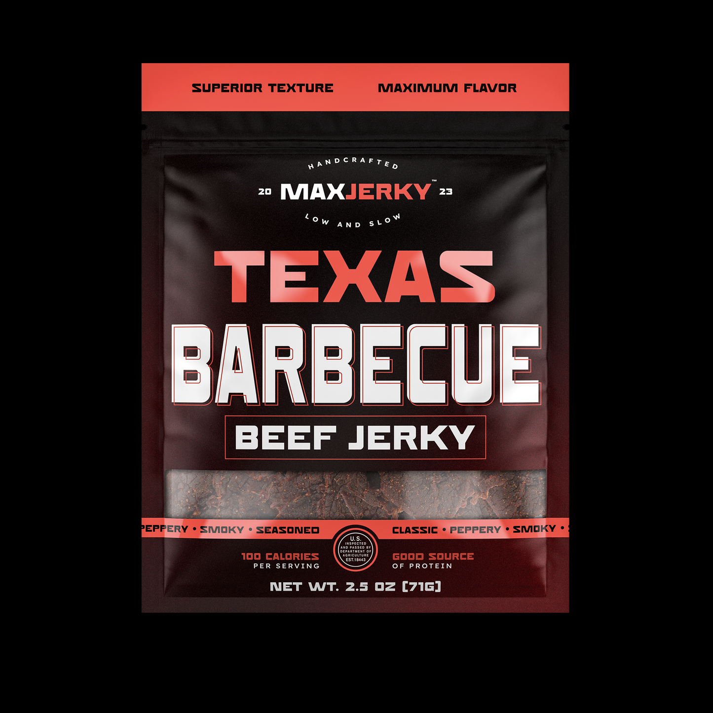 Max Jerky - Texas Barbecue Beef Jerky