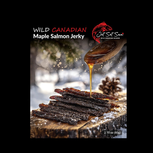 Wild Canadian Salmon Jerky Maple Flavor 2.15oz