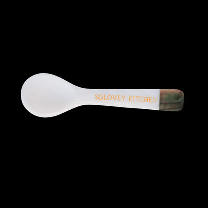 Black Mother of Pearl Caviar Plate and Spoon