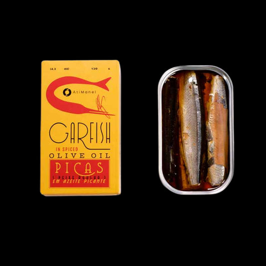 Ati Manel Garfish in Spiced Olive Oil, 120G