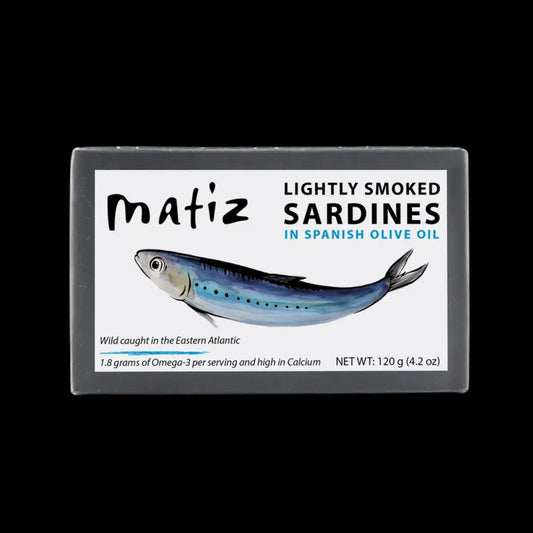 Matiz Smoked Sardines in Olive Oil - 4.2oz Tin