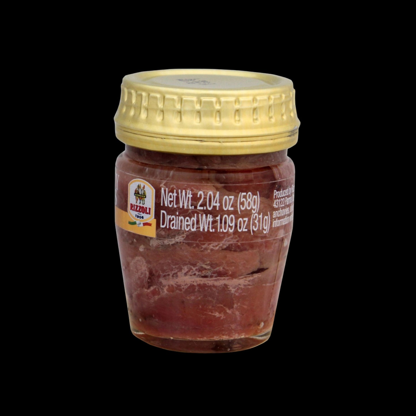 Anchovy Fillets in Olive Oil - Glass Jar - 2.04oz (58gm)