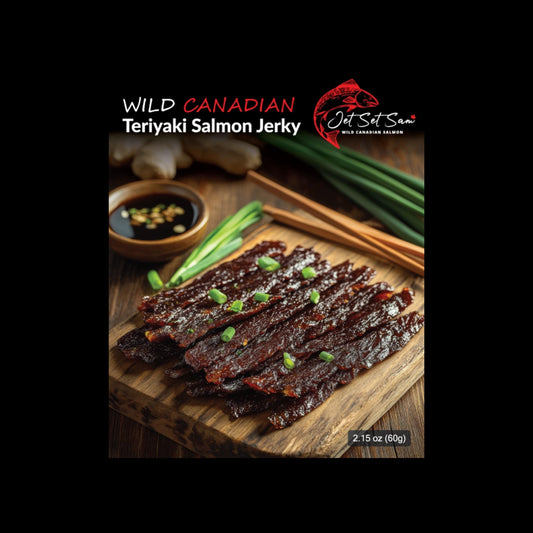 Wild Canadian Salmon Jerky Teriyaki Flavor 2.15 oz