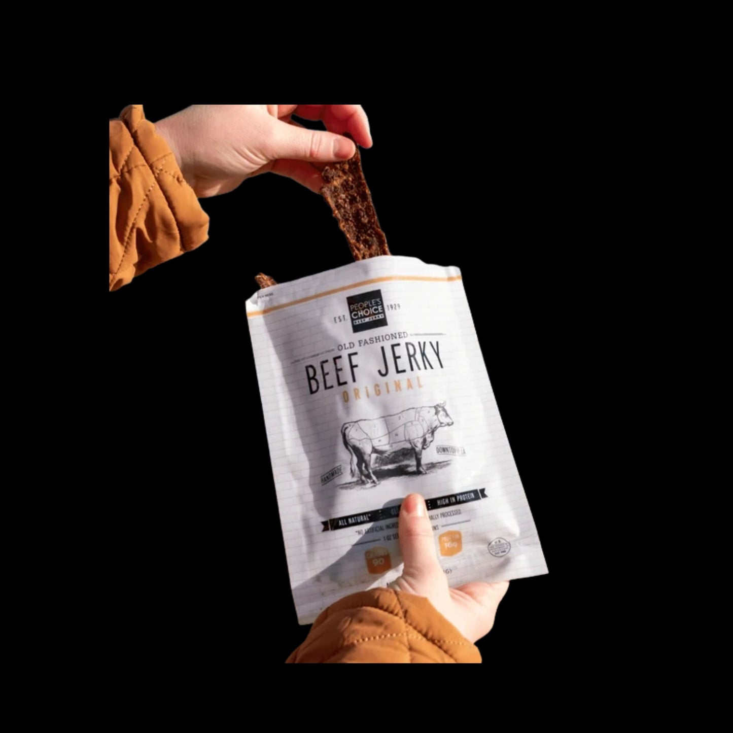 People's Choice - Dry Style - Original Beef Jerky 2.5oz Old Fashioned