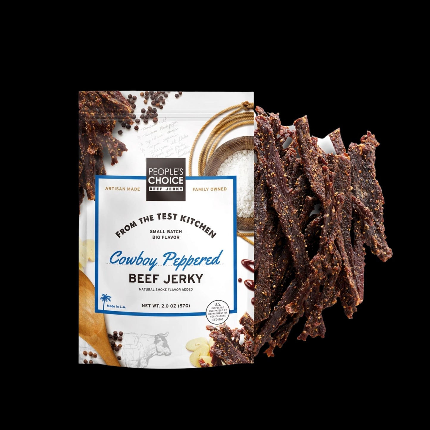 People's Choice - Cowboy Peppered Beef Jerky 2.0oz