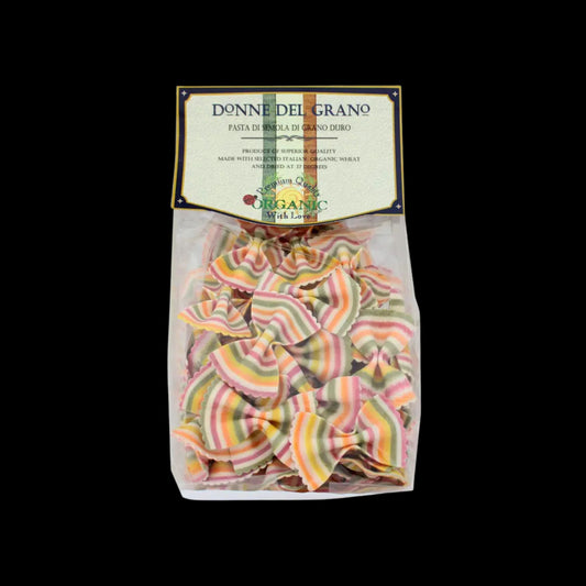 Organic Rainbow Bowties Colored Pasta - 8.8oz (250gm)