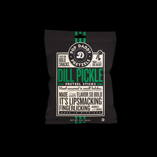 Pop Daddy – Dill Pickle Seasoned Pretzels 3.0oz