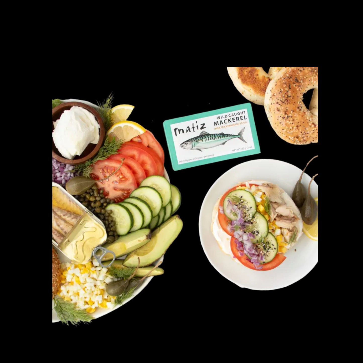 Matiz Mackerel in Extra Virgin Olive Oil - 3 oz Tin