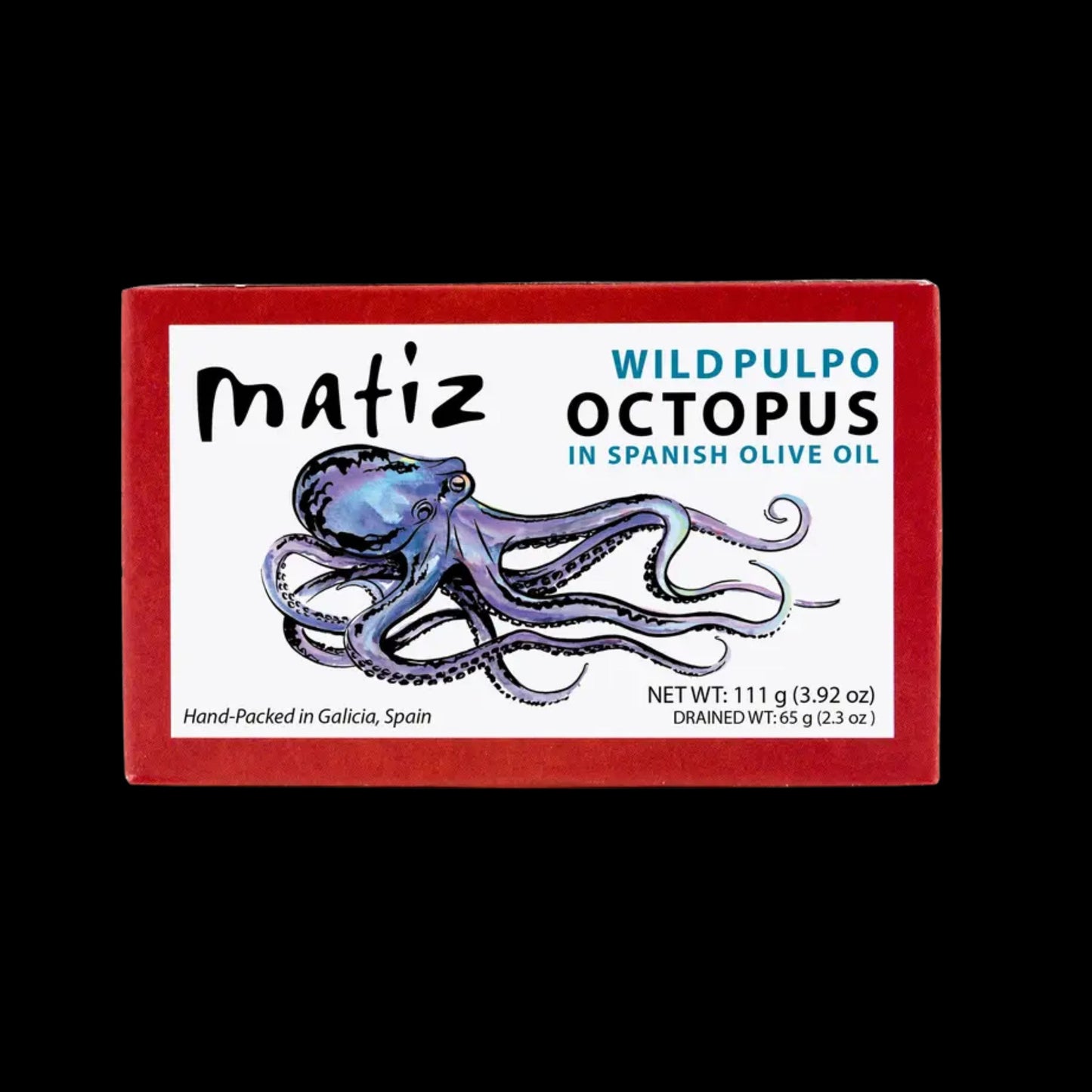 Matiz Pulpo in Olive Oil - 4.2oz Tin