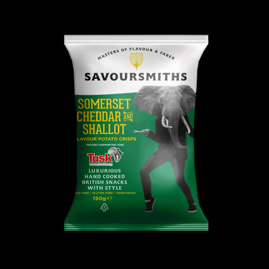 Savoursmiths Somerset Cheddar Shallot Potato Crisps 5.29oz