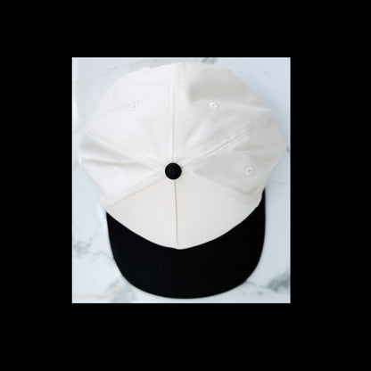 Solovey Kitchen Black and Cream Hat