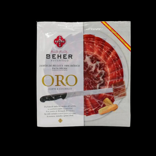 BEHER 100% Ibérico – Sliced Pata Negra 2oz Tray