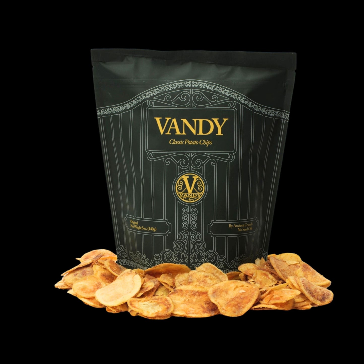 Vandy Traditional Potato Chips, 5oz Bag Case