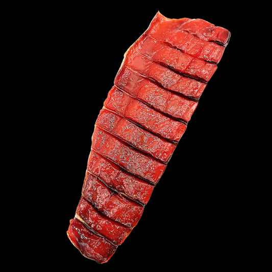 Candied Cold Smoked Sockeye Salmon {Copper River}