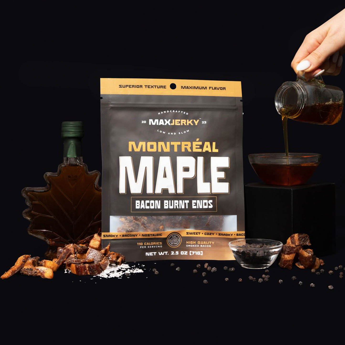 Max Jerky - Montréal Maple Bacon Burnt Ends