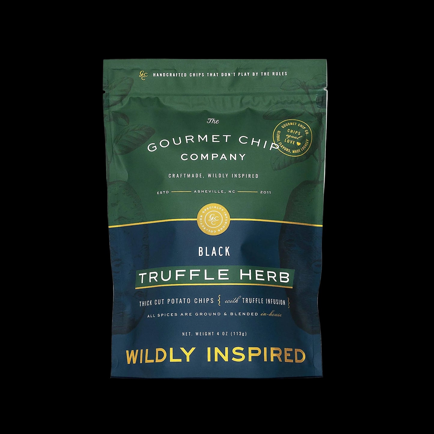Gourmet Chip Company - Black Truffle Herb Thick Cut Potato Chips