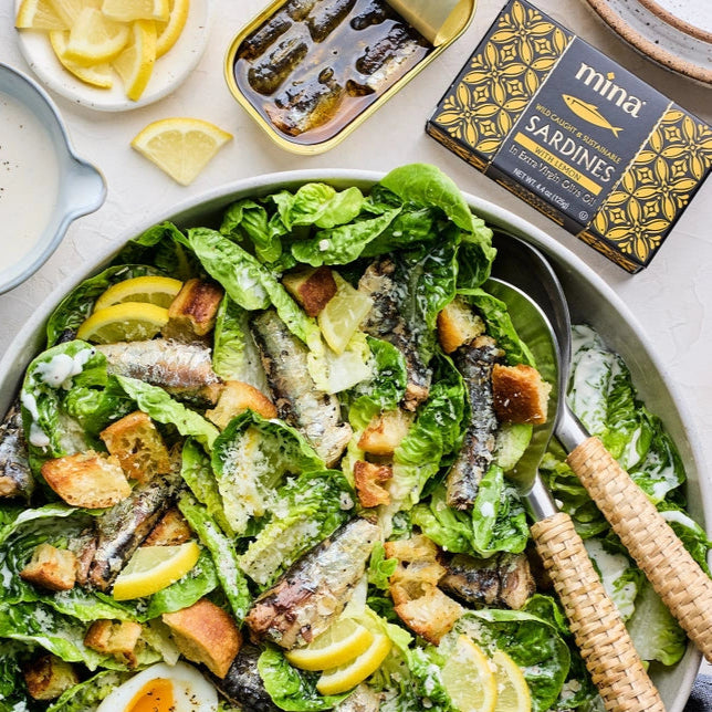 4.4 oz Sardines in Extra Virgin Olive Oil with Lemon